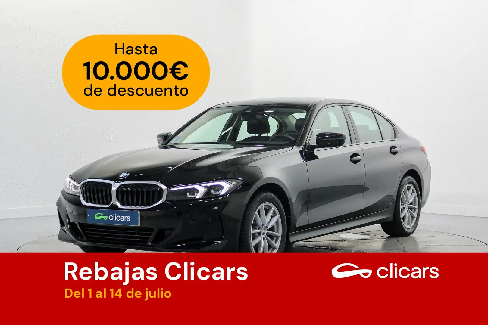 BMW 318 318dA Negro - 1