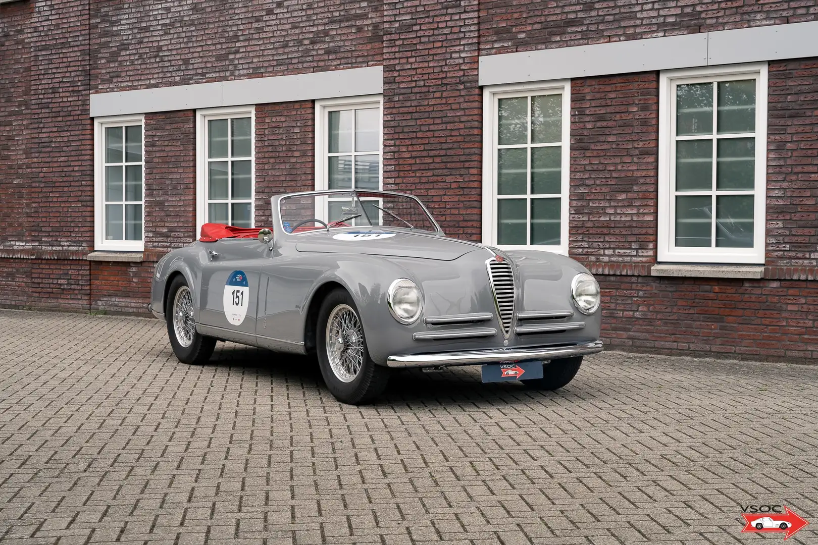 Alfa Romeo 6C 2500 - Super Sport Pininfarina Cabriolet Gri - 2