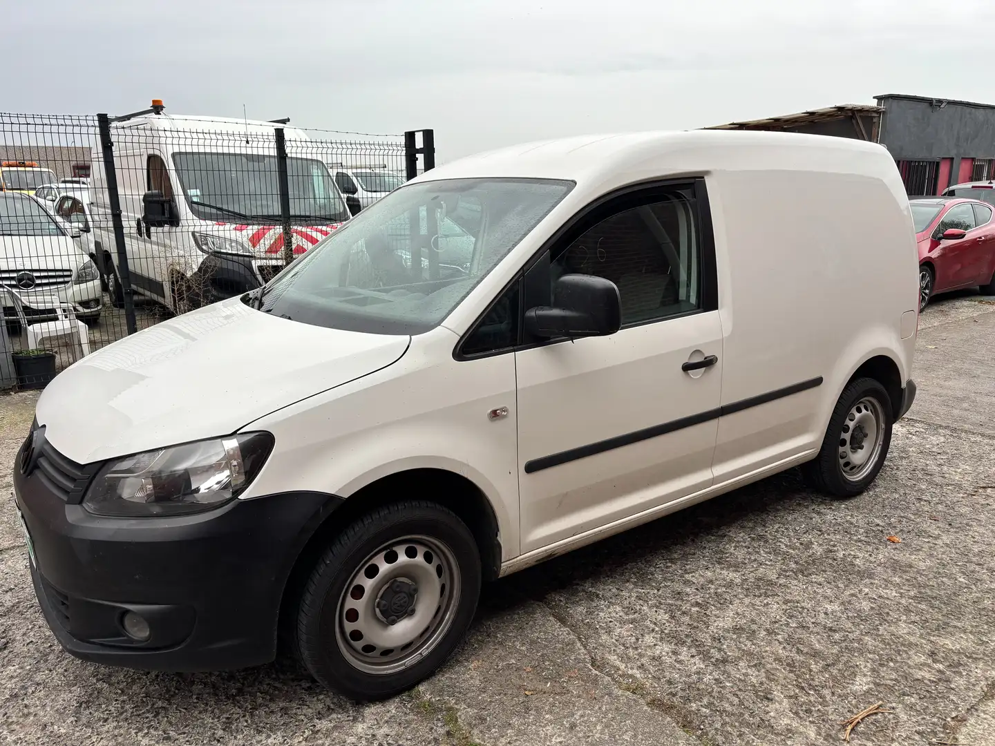 Volkswagen Caddy 1.6 Blanc - 2