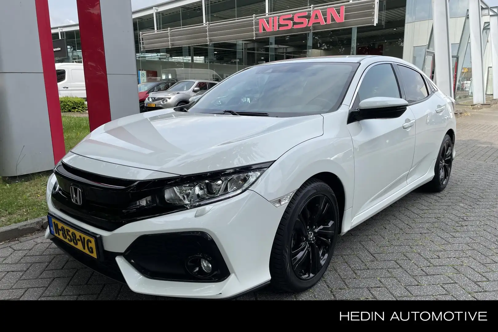 Honda Civic 1.0 i-VTEC Elegance | Apple carplay/Android auto| Blanc - 1