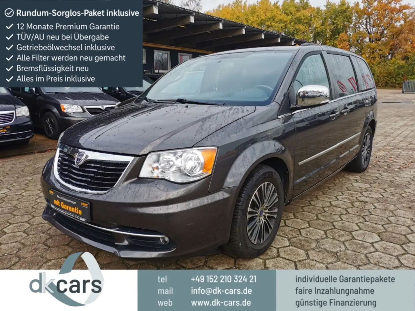 Lancia Voyager S 2.8 CRD 7 Sitze Navi TÜV Neu+Garantie Grau - 1