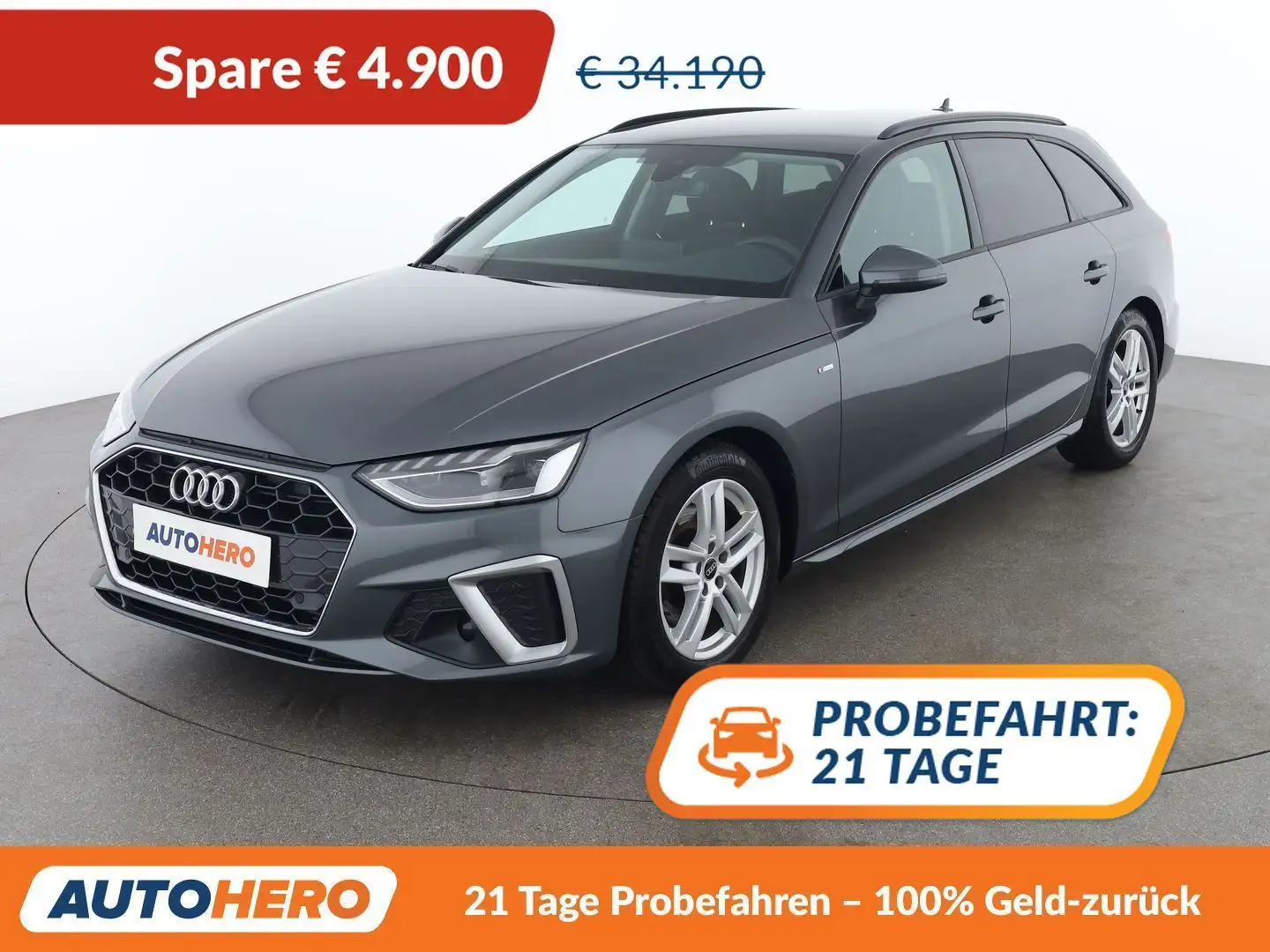 Audi A4 35 TFSI Mild-Hybrid S line Grau - 1