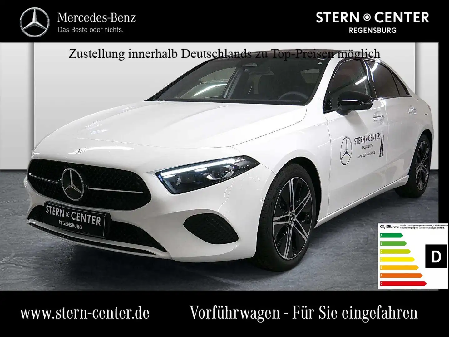 Mercedes-Benz A 200 Limo+PROGRESSIVE+MULTIBEAM+PANO+NIGHT+KAM+ Weiß - 1