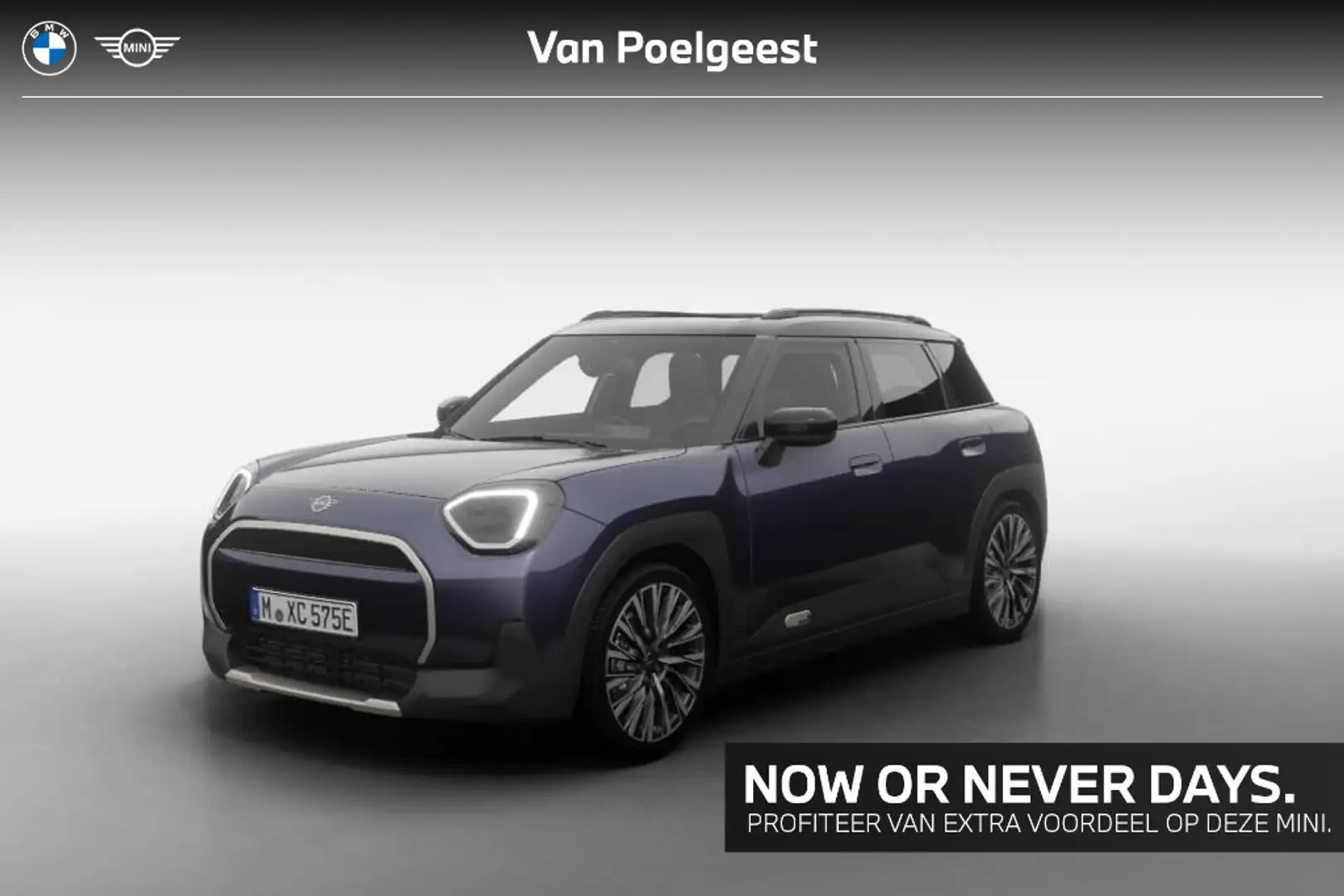 MINI Aceman E Favoured M | Now or Never Days Blauw - 1