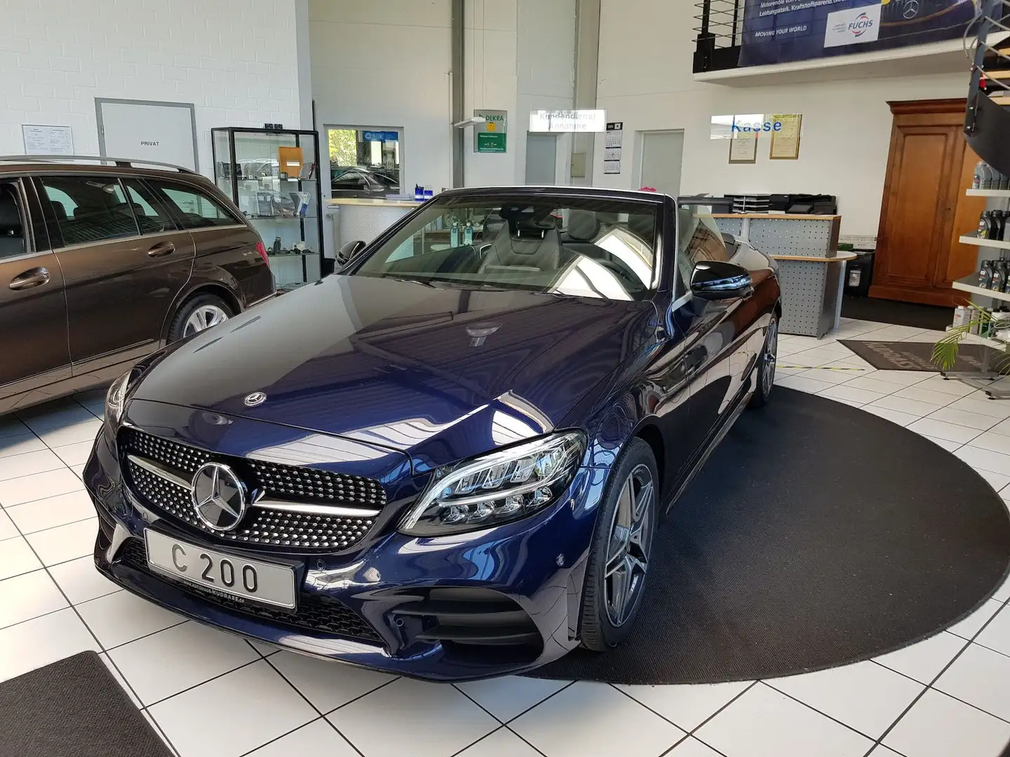 Mercedes-Benz C 200 AMG LED NAVI NIGHT KAMERA TOTWINK DIST PRO Blauw - 1