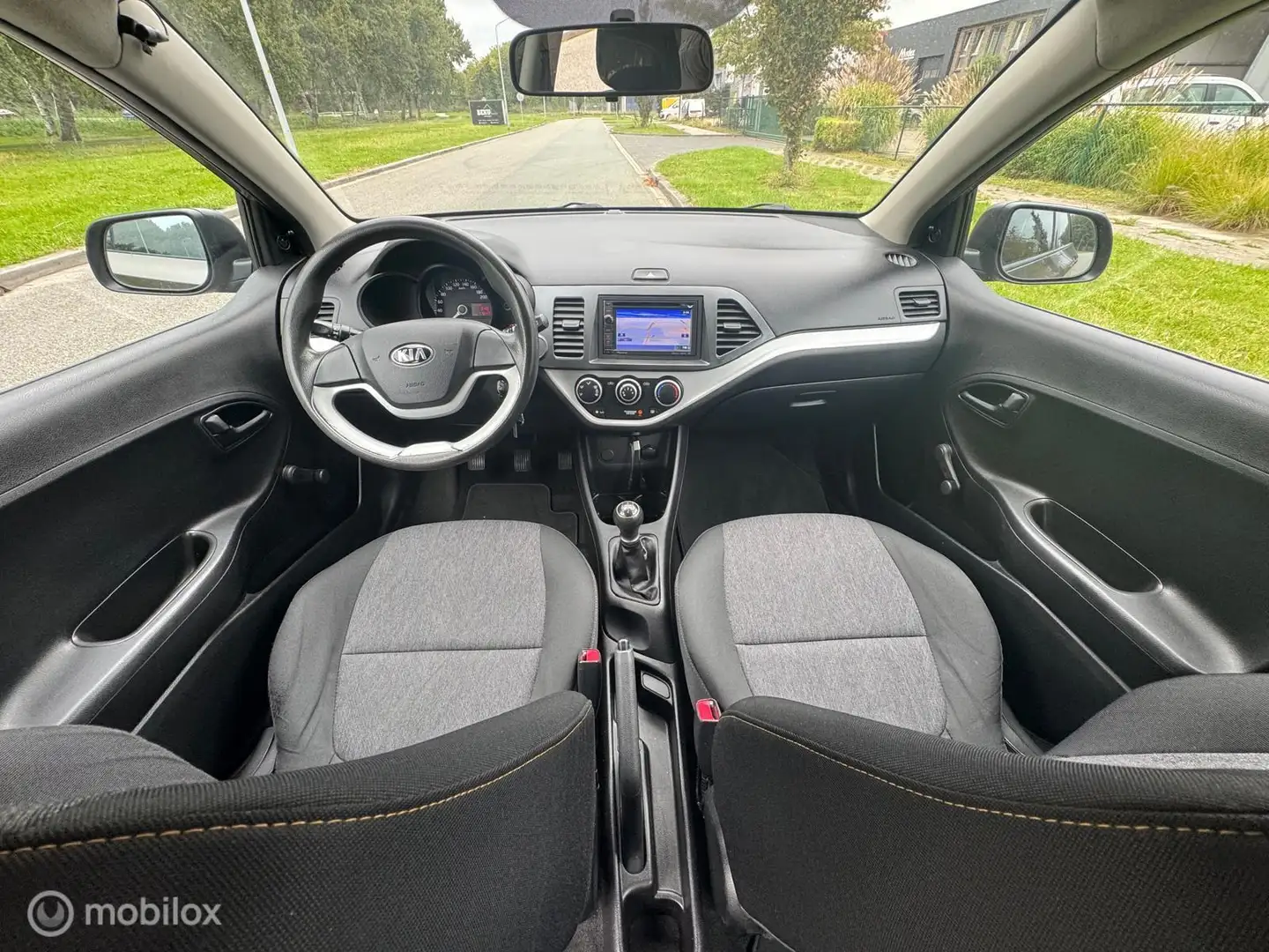 Kia Picanto 1.0 CVVT Airco Navi 5deurs Grijs - 2