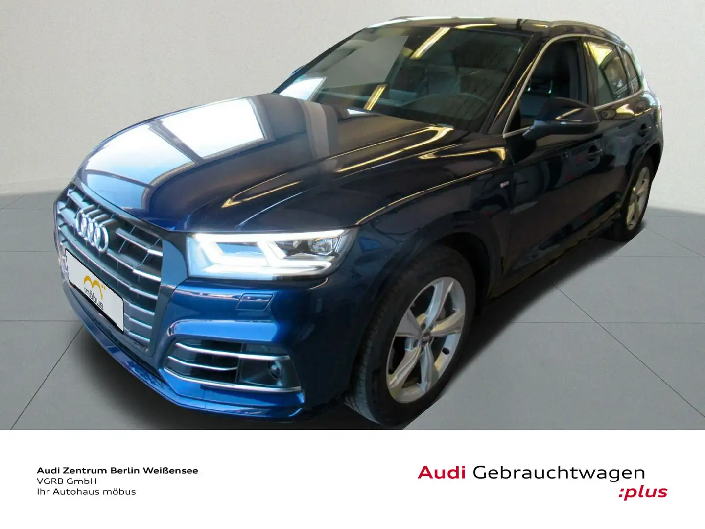 Audi Q5 55 TFSI e S-TRO*QU*S-LINE*MATRIX*B&O*HUD*LUFT Blau - 2