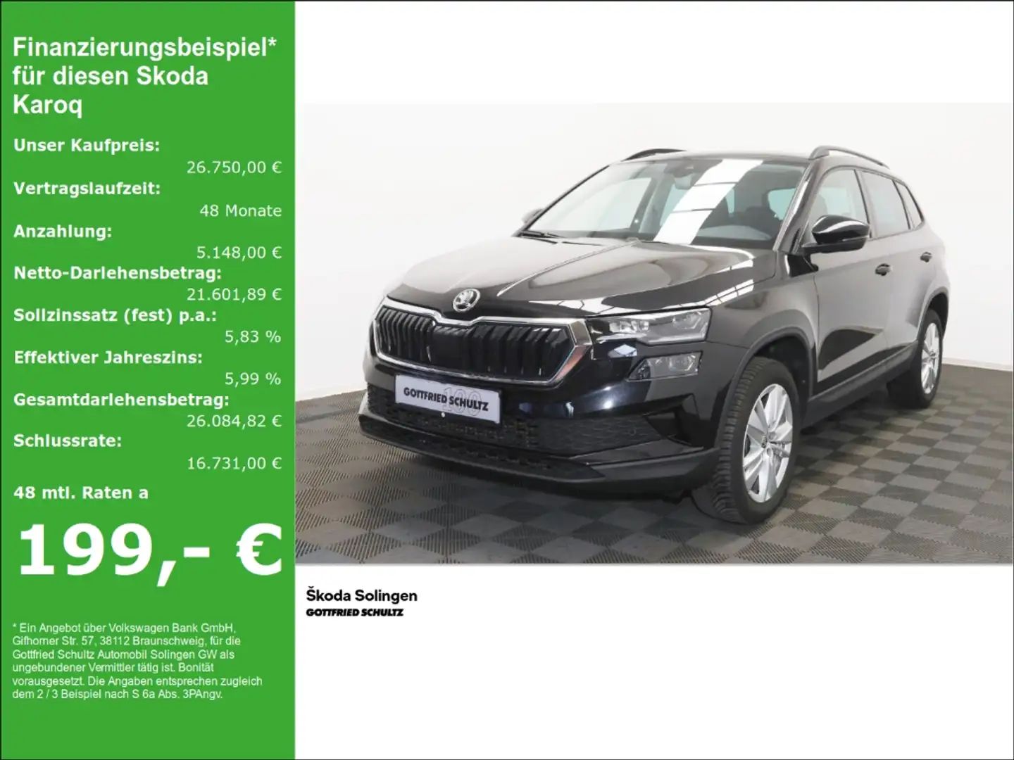 Skoda Karoq 1.5 TSI Selection Matrix LED   Kamera   Tempomat Noir - 1