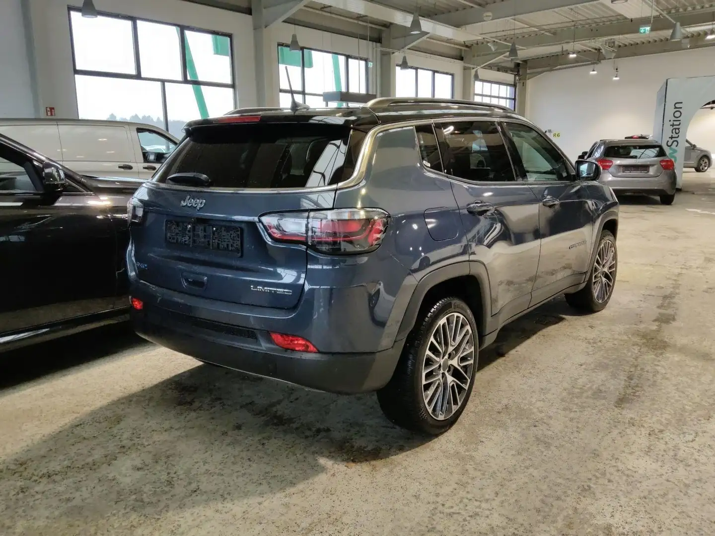 Jeep Compass Limited Hybrid 4WD*Pano*Kamera*Navi*Shz* Синий - 2