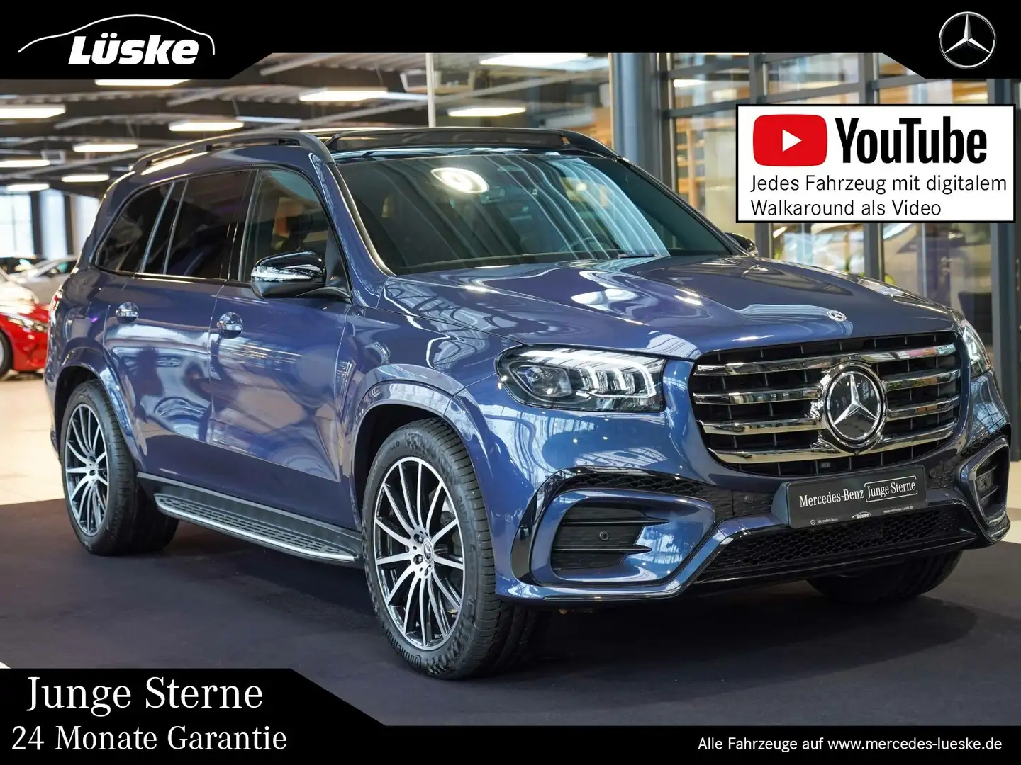 Mercedes-Benz GLS 450 GLS 450 d 4M AMG Line Night Premium+ Standheizun Blau - 1