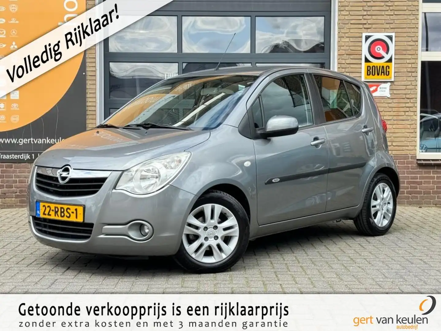 Opel Agila 1.2 EDITION AIRCO/LMV/HOGE ZIT/NL-AUTO/GARANTIE Grijs - 1