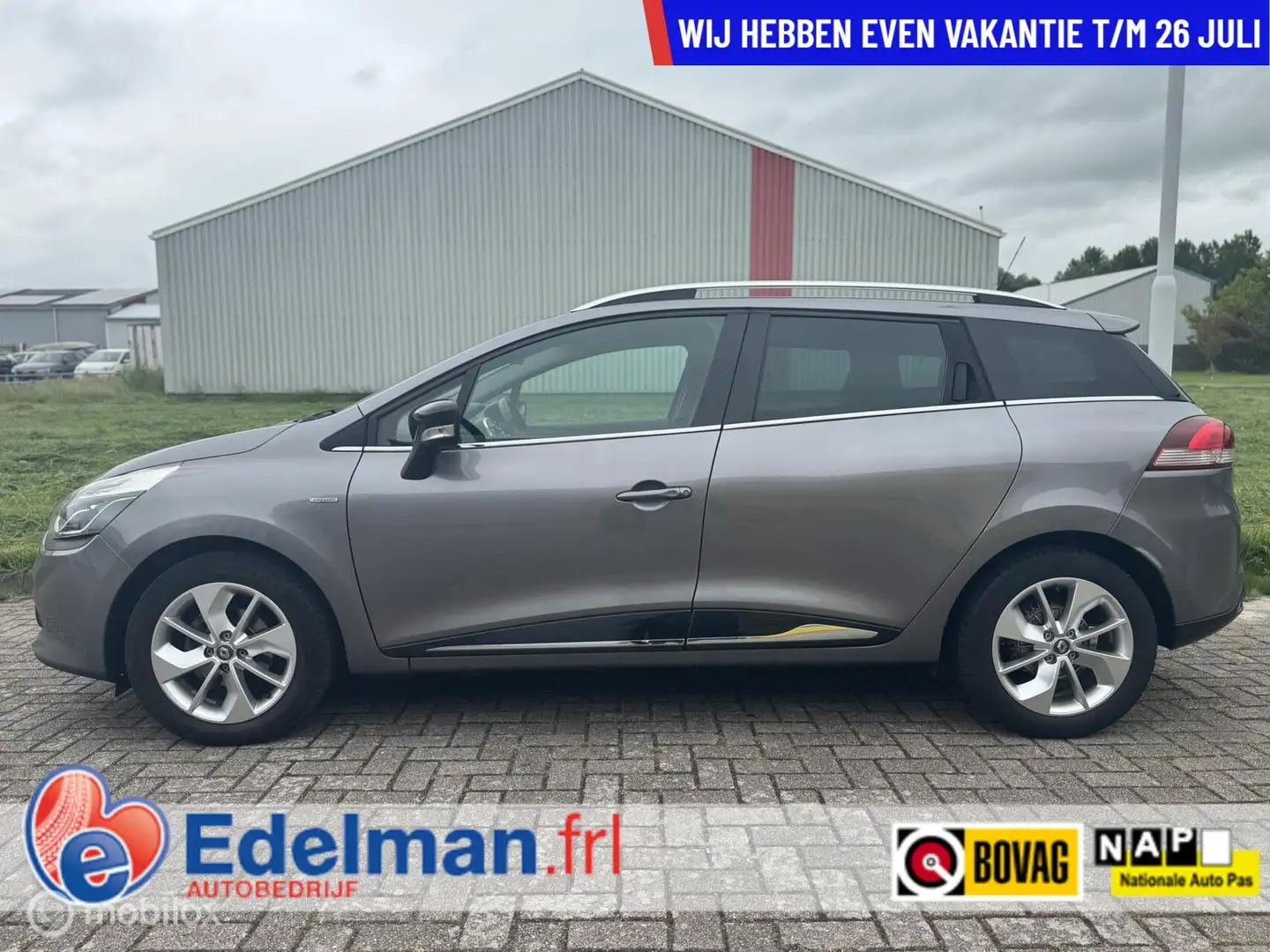 Renault Clio Estate 0.9 Limited | NL-NAP | ISOFIX | PARKSENS Grijs - 2
