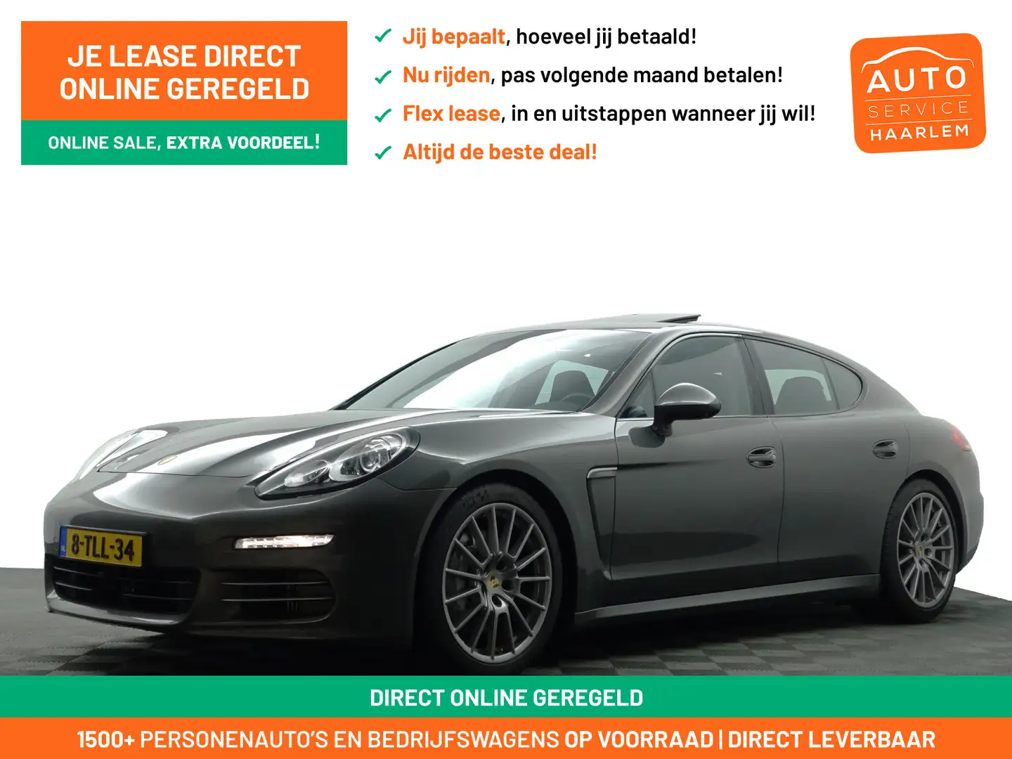 Porsche Panamera 3.0 4S Executive- Sport Chrono, Schuifdak, Soft Cl Gris - 1