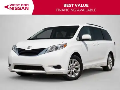 White 2014 Toyota Sienna Minivan All-Wheel Drive 6-Speed Automatic