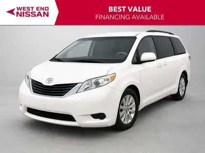 White 2014 Toyota Sienna Minivan All-Wheel Drive 6-Speed Automatic