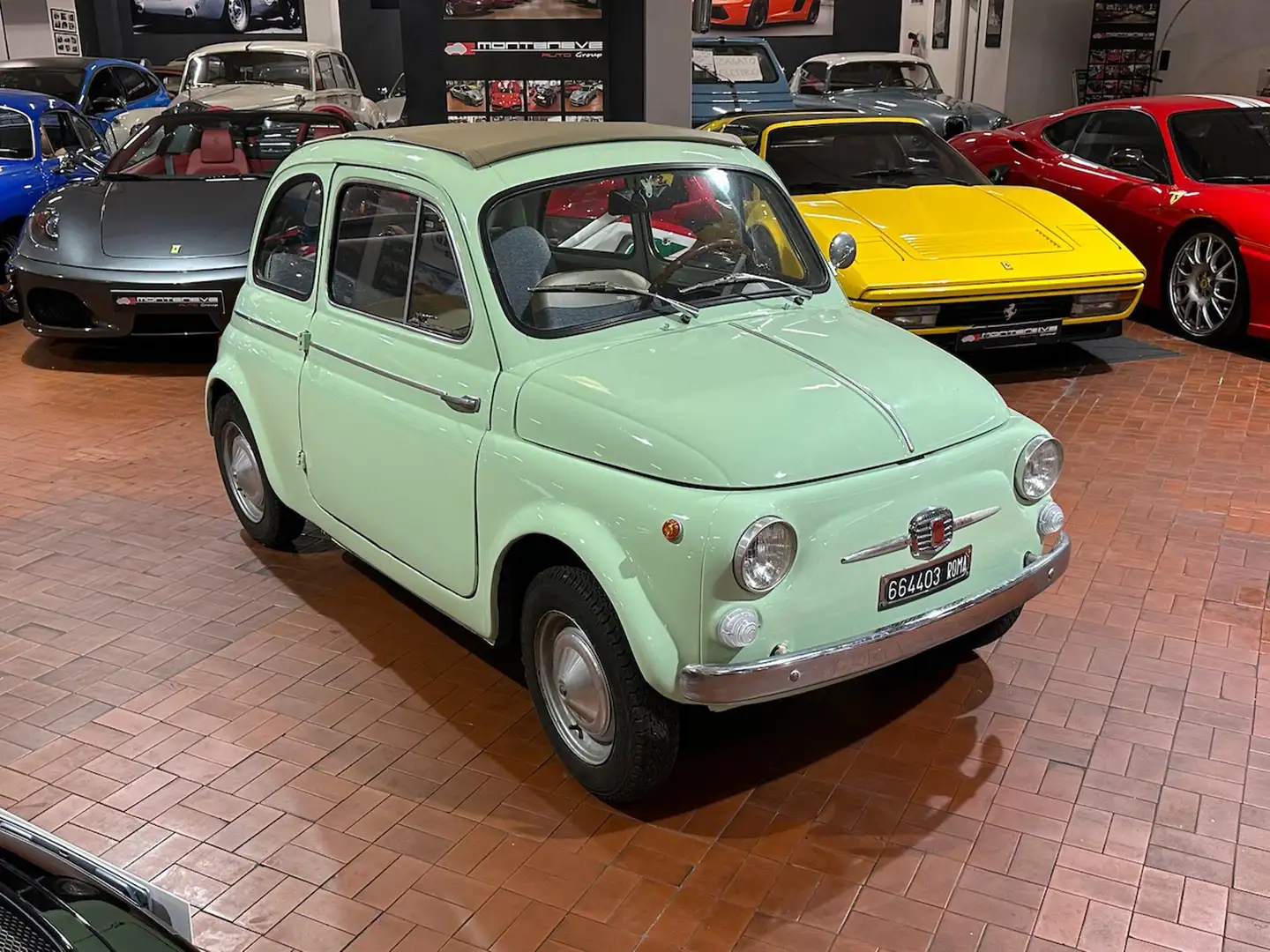 Fiat 500 D TRASFORMABILE RESTAURATA zelena - 1