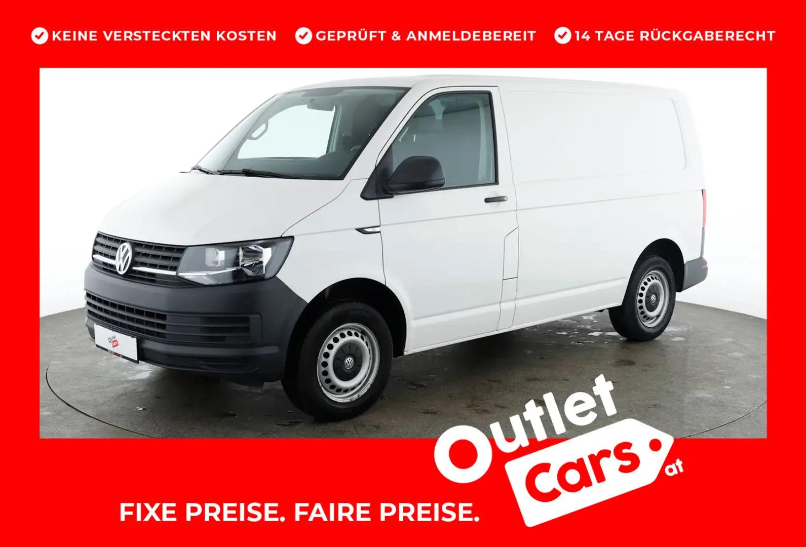 Volkswagen T6 Transporter VW T6 Kastenwagen Entry TDI Fehér - 1