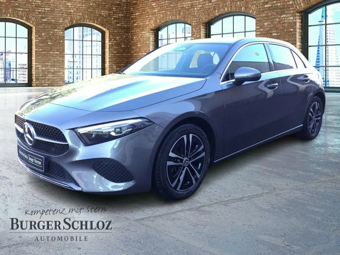 Mercedes-Benz A 200 d progressive W-Paket Navi PDC SHZ SpurH Grau - 1