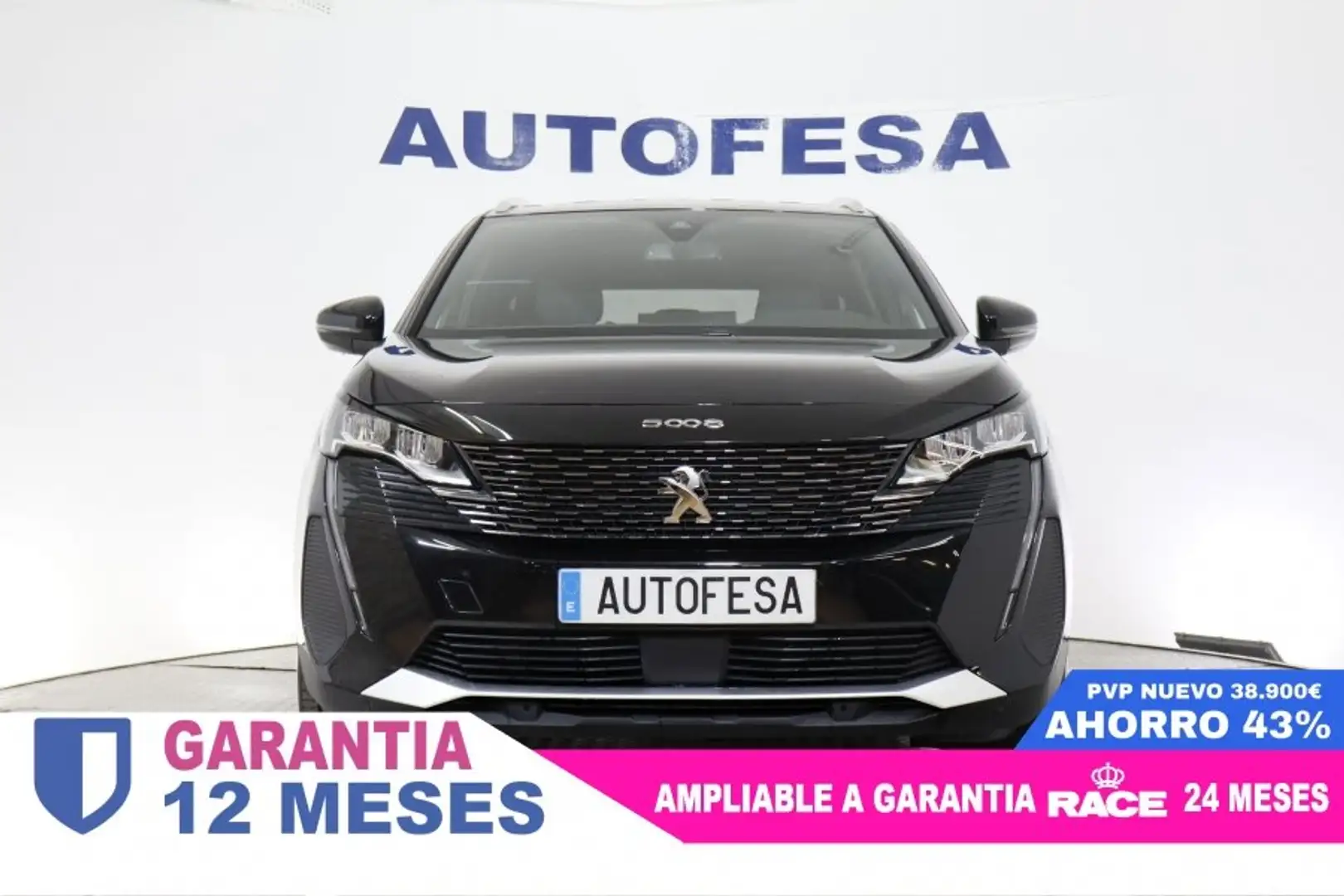 Peugeot 5008 1.2 PureTech 130cv GT-Line Auto 7 Plazas # NAVY,FA Schwarz - 2