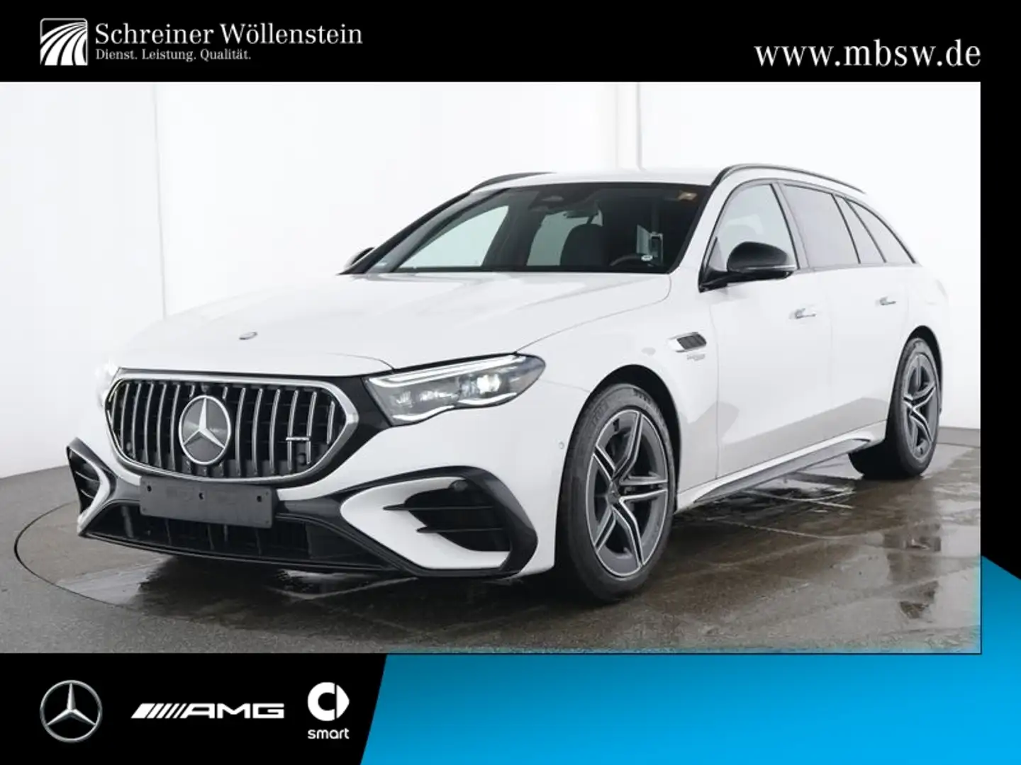 Mercedes-Benz E 53 AMG HYBRID 4M+ T Night*AHK*HUD*Burm4D*360* Blanc - 1