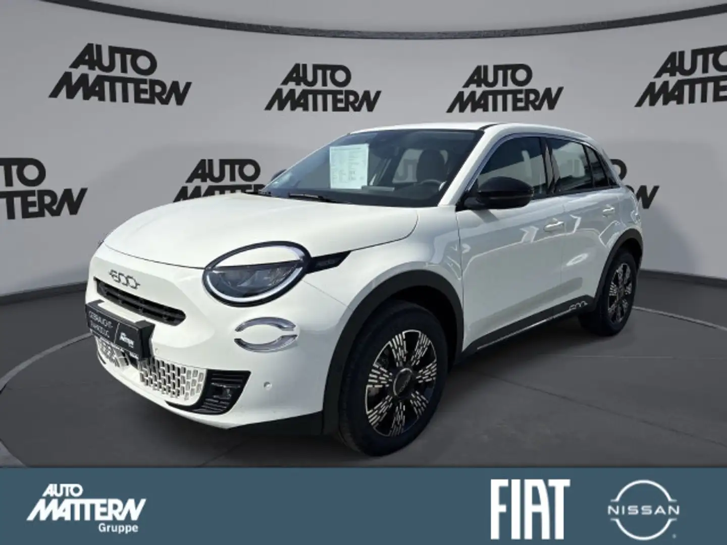 Fiat 600 1.2 74 kW Style+KomfortPaket+Winterräder Alu Weiß - 1
