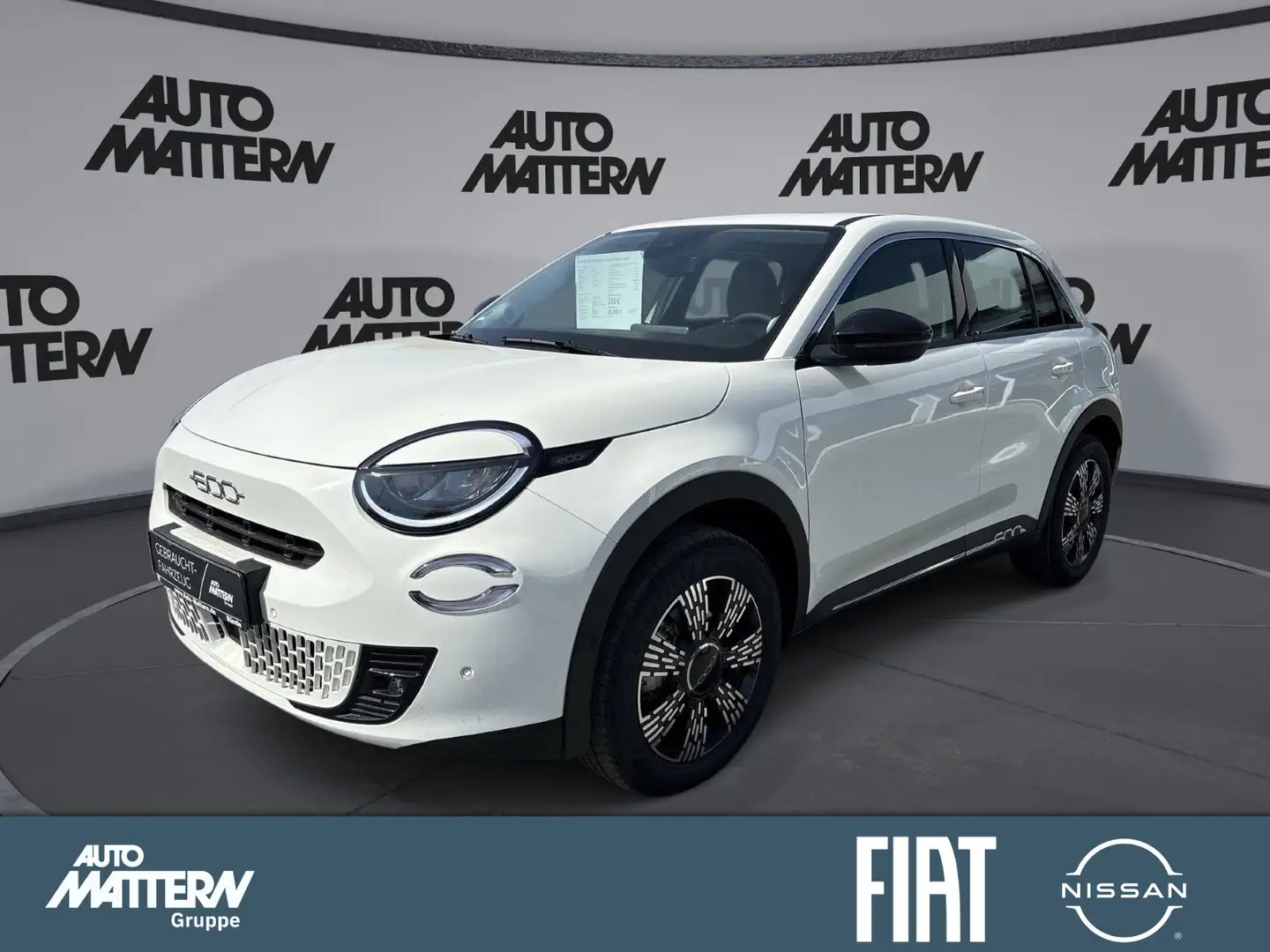 Fiat 600 1.2 74 kW Style+KomfortPaket+Winterräder Alu Weiß - 1