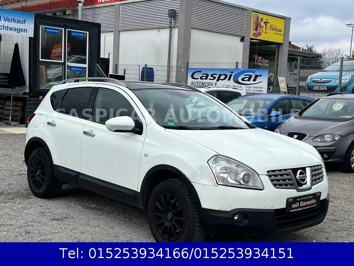 Nissan Qashqai 1,5 dCi, KLIMAAUTOM.,PANORAMADACH,2.HAND Weiß - 1