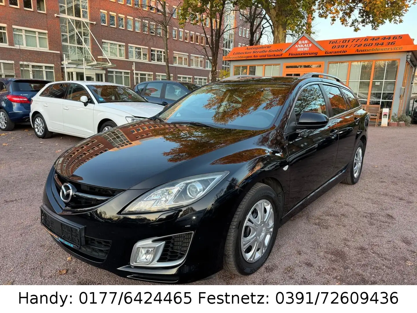 Mazda 6 2.2TD DPF Exclusive-Line Kombi Noir - 1