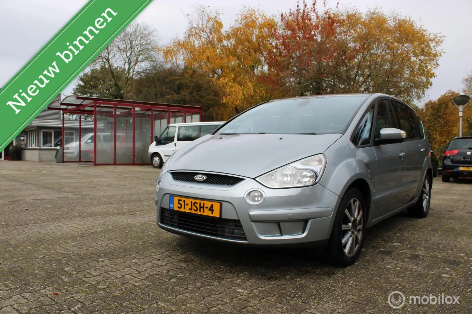 Ford S-Max 2.0 Titanium Flexifuel. Trekhaak. Cruise control, Grijs - 1