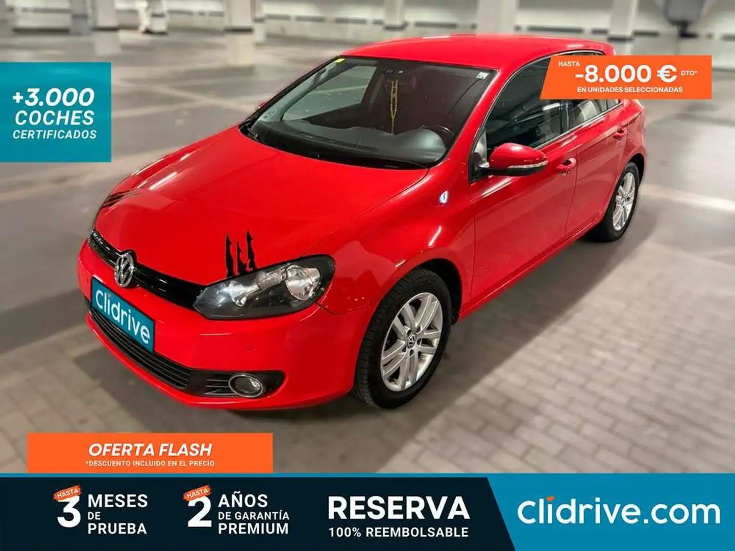 Volkswagen Golf Plus 1.6TDI Sport Rojo - 1