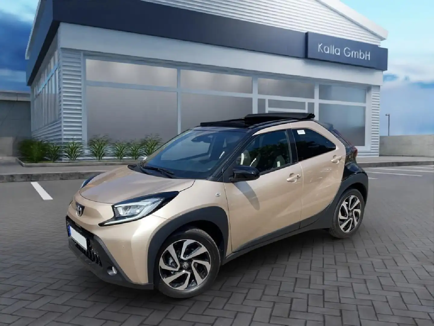 Toyota Aygo X AIR Team Deutschland *1. HAND, GARANTIE, LED, ALU Beige - 1