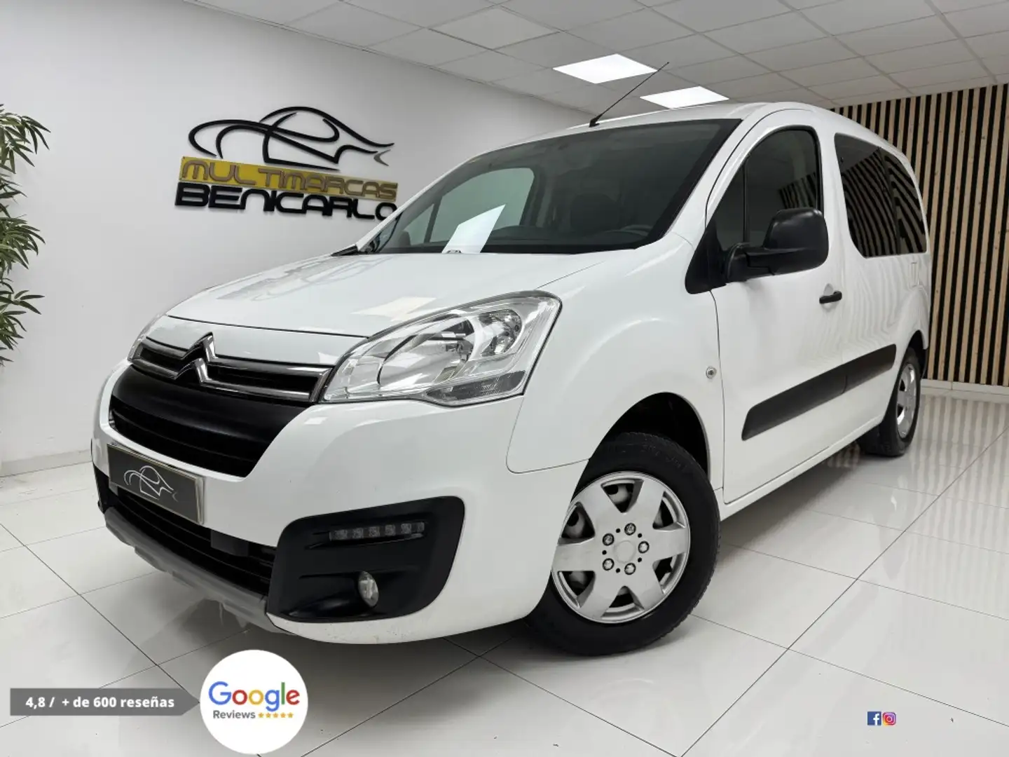 Citroen Berlingo Multispace 1.6BlueHDi Live 100 Blanc - 1