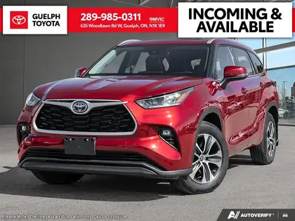 Red 2026 Toyota Highlander Hybrid SUV / Crossover All-Wheel Drive Automatic