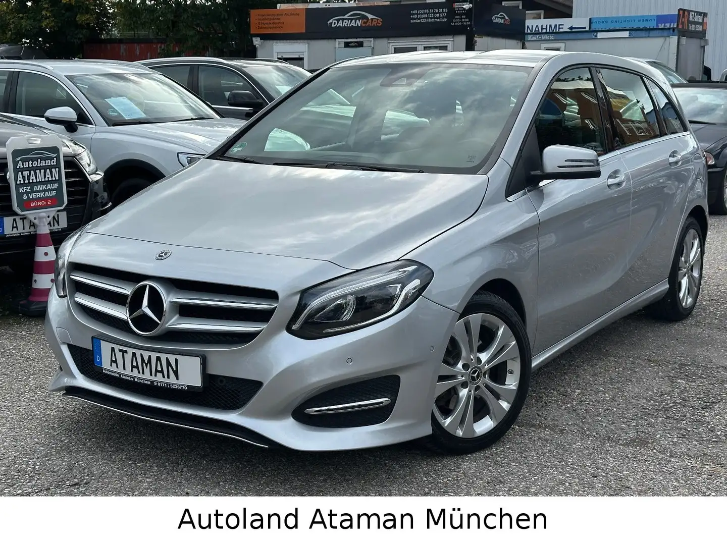 Mercedes-Benz B 200 d *Urban* Autom./Navi/Leder/LED/CAM/PDC/AHK Argent - 1