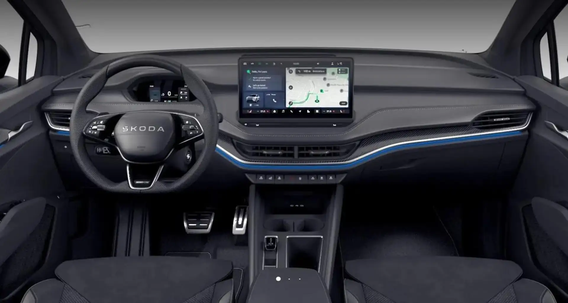 Skoda Elroq Sportline 85 Anhängerkupplung+Matrix LED 210 kW... Schwarz - 2