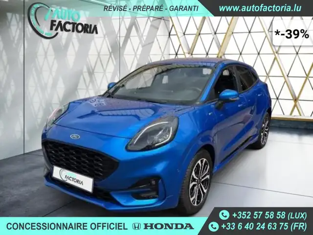 Ford Puma -39% 1.0 HYB 155cv BVA ST Line +GPS+CAM+LED+Opts