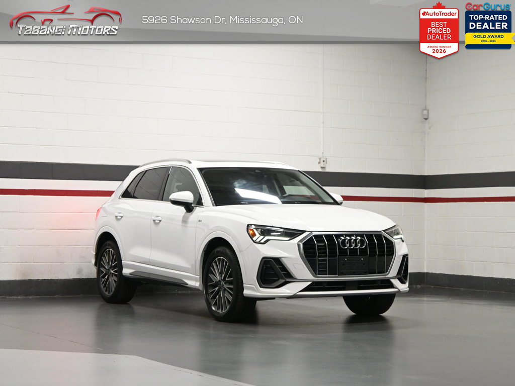 2022 Audi Q3 Progressiv S-Line No Accident Ambient Light Pano