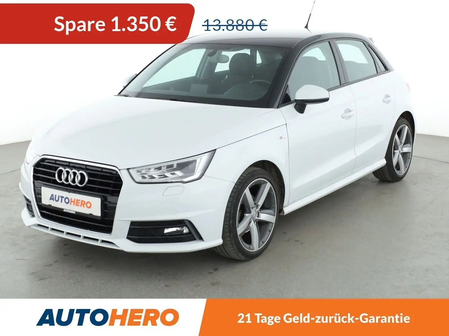 Audi A1 1.0 TFSI*XENON*NAVI*PDC*SHZ*KLIMA*GARANTIE* Weiß - 1