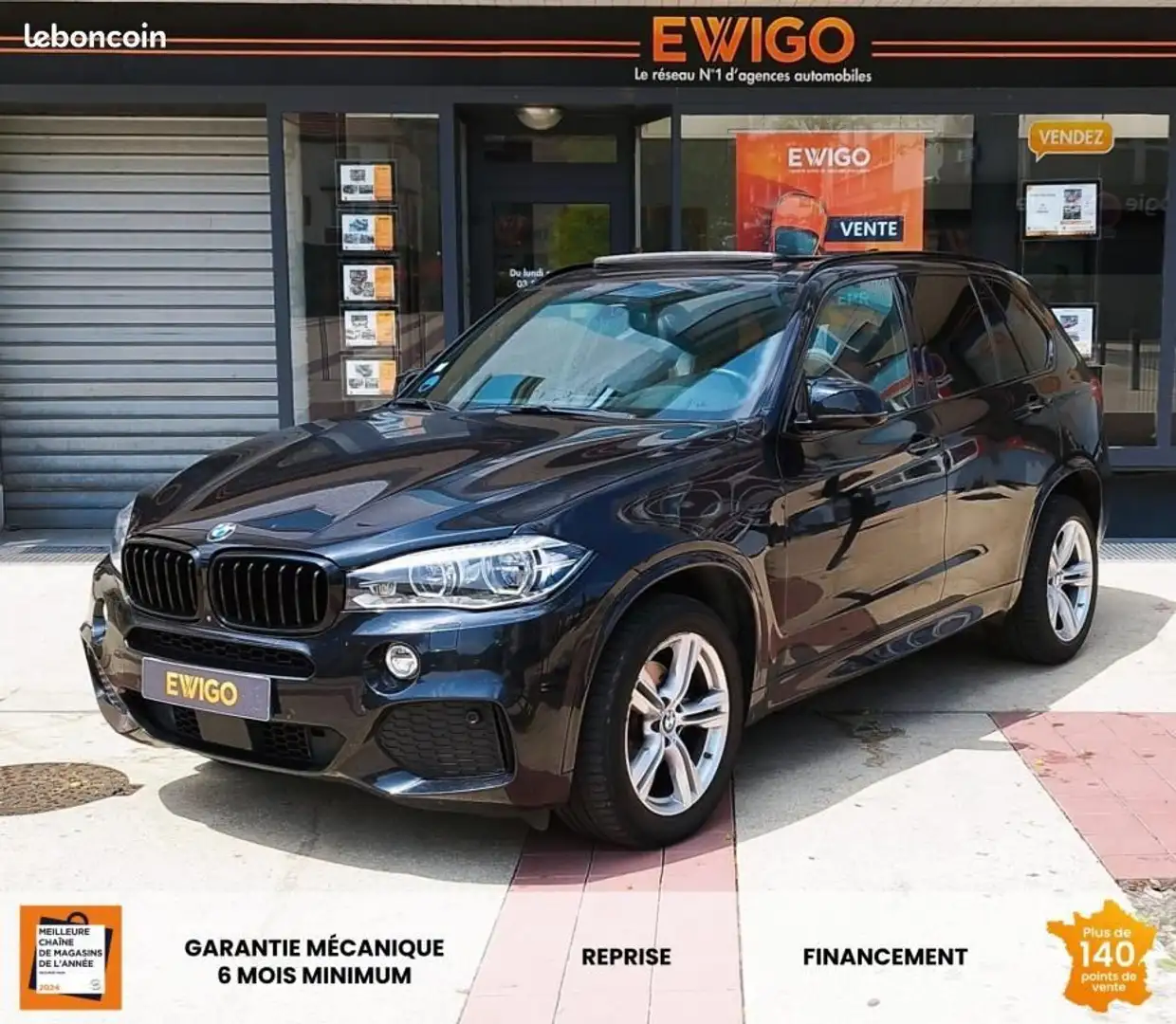 BMW X5 3.0 d 258ch m-sport xdrive bva toit ouvrant siege  Blanc - 1