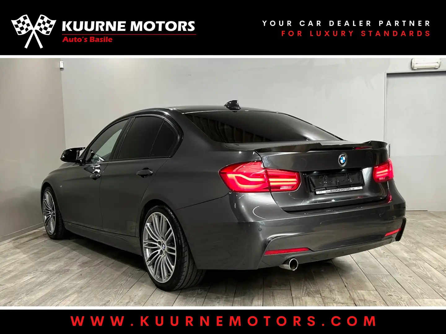 BMW 318 i Berline M Pack Alu19"/Led/Gps/Pdc *1j garantie* Gris - 2