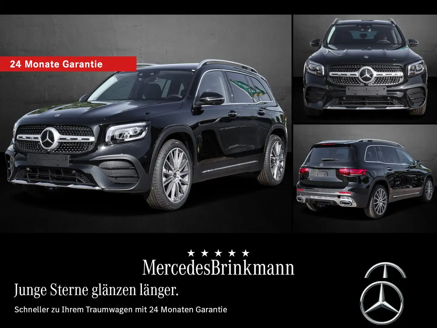 Mercedes-Benz GLB 200 GLB 200 AMG Line/HeadUp/AHK/360°/LED/EasyP SHZ Schwarz - 1