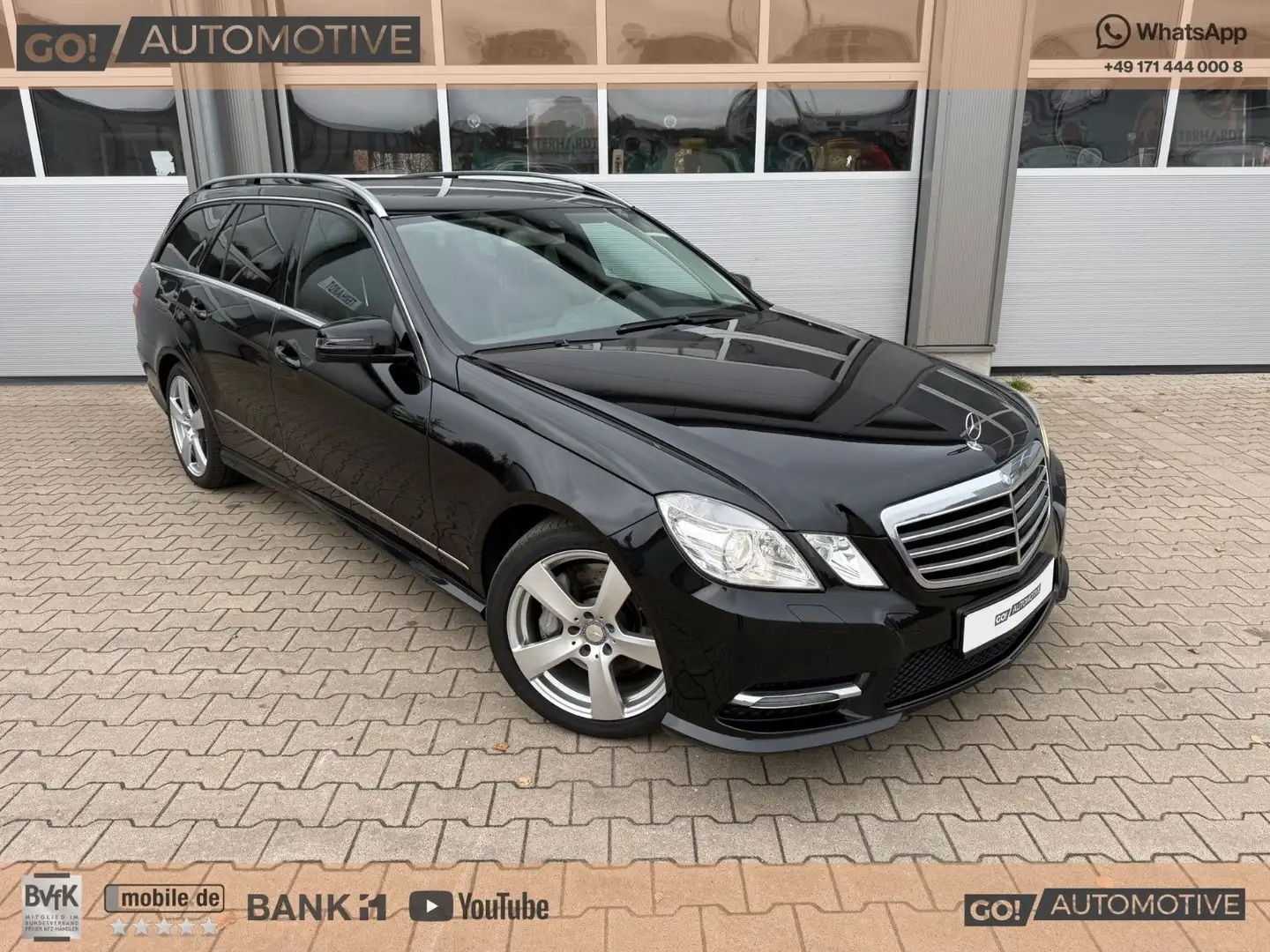 Mercedes-Benz E 350 CDI+AMG-Paket+AHK+Leder+HK-Logic7 Schwarz - 1