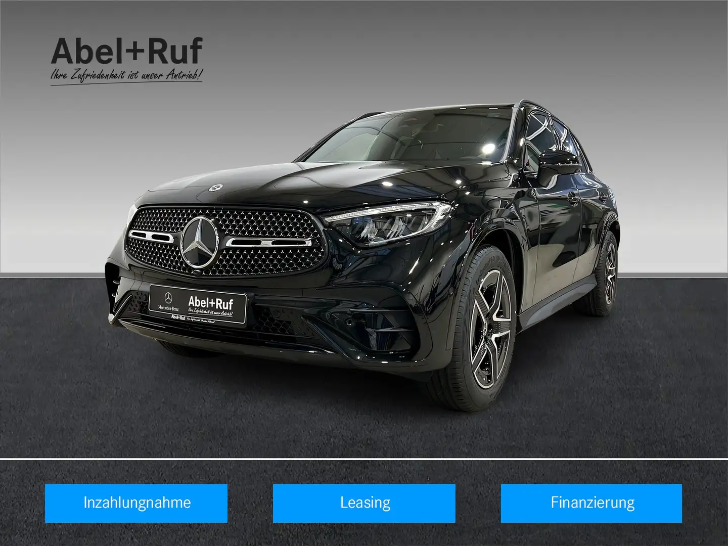 Mercedes-Benz GLC 200 4M AMG+DISTR+NIGHT+Memo+Totw+AHK+360+19" Schwarz - 1