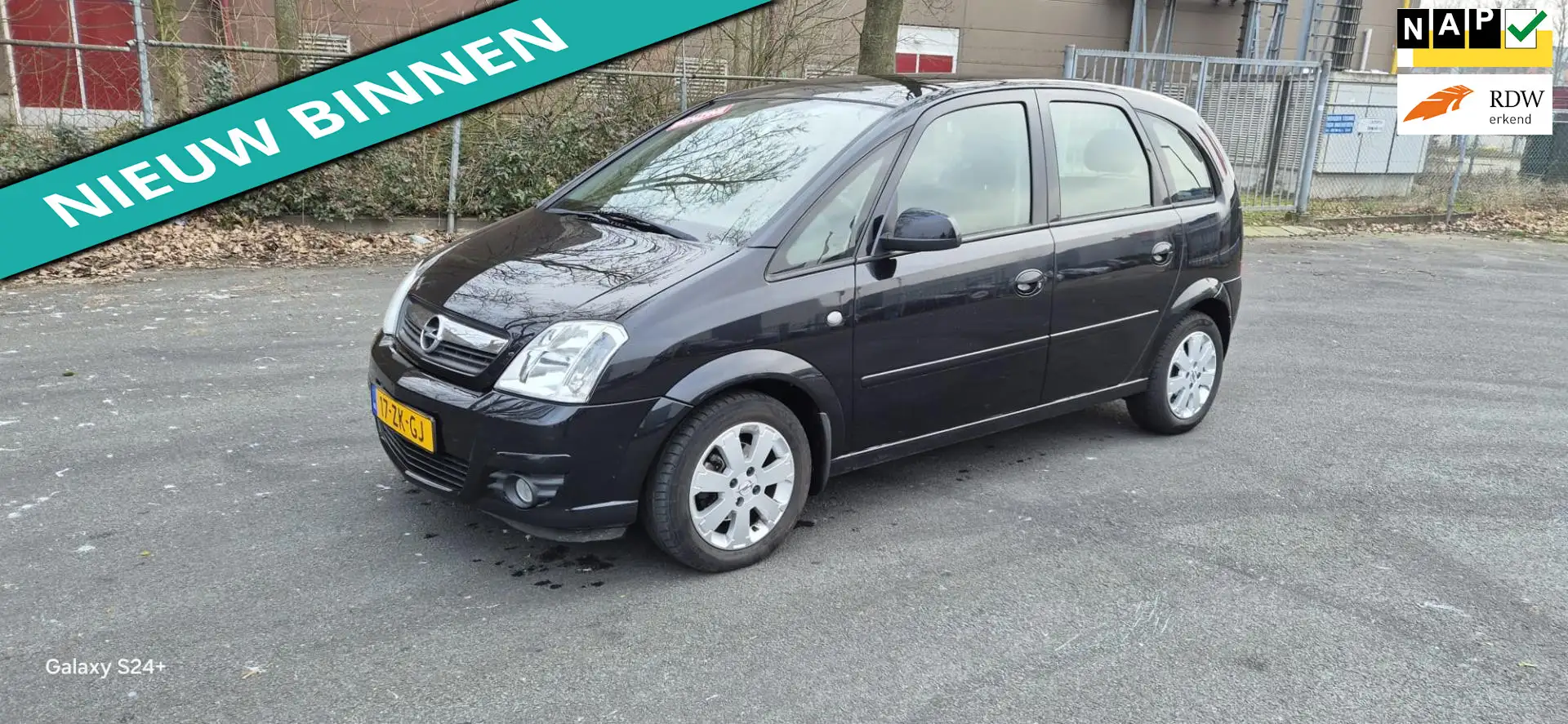Opel Meriva 1.4-16V Temptation NETTE AUTO RIJDT EN SCHAKELT GO Zwart - 1