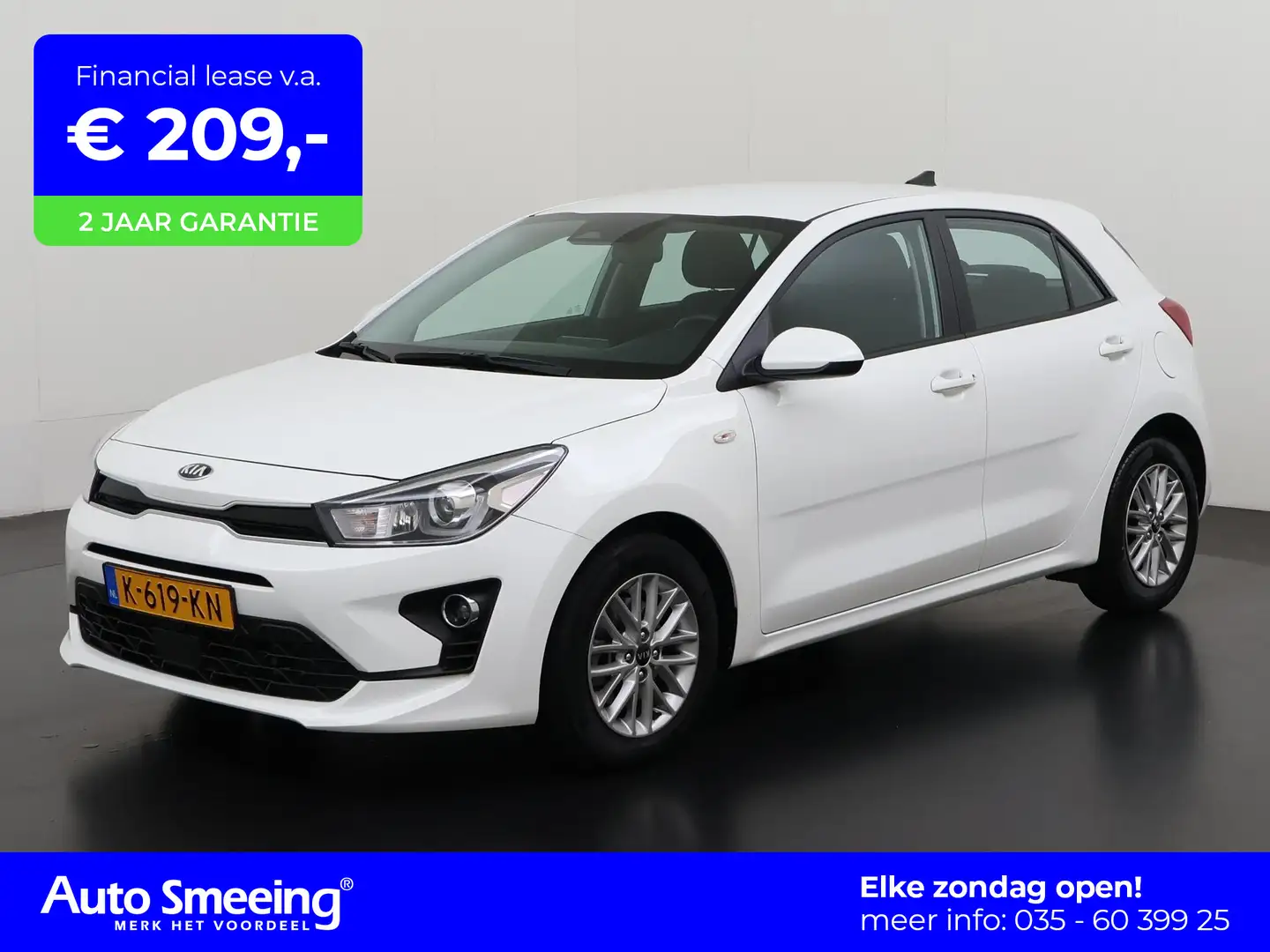 Kia Rio 1.0 T-GDi MHEV DynamicLine | Camera | Navigatie | Wit - 1
