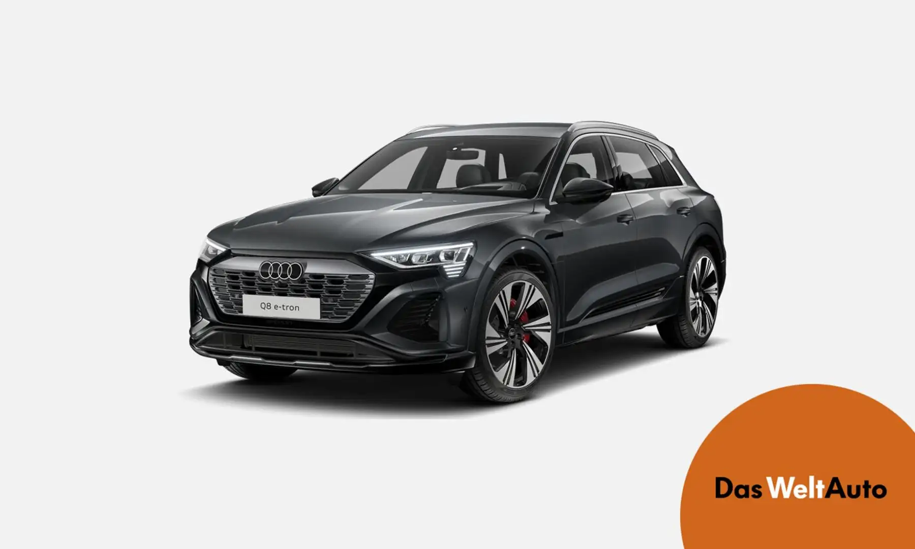 Audi Q8 55 e-tron quattro S line Gri - 1