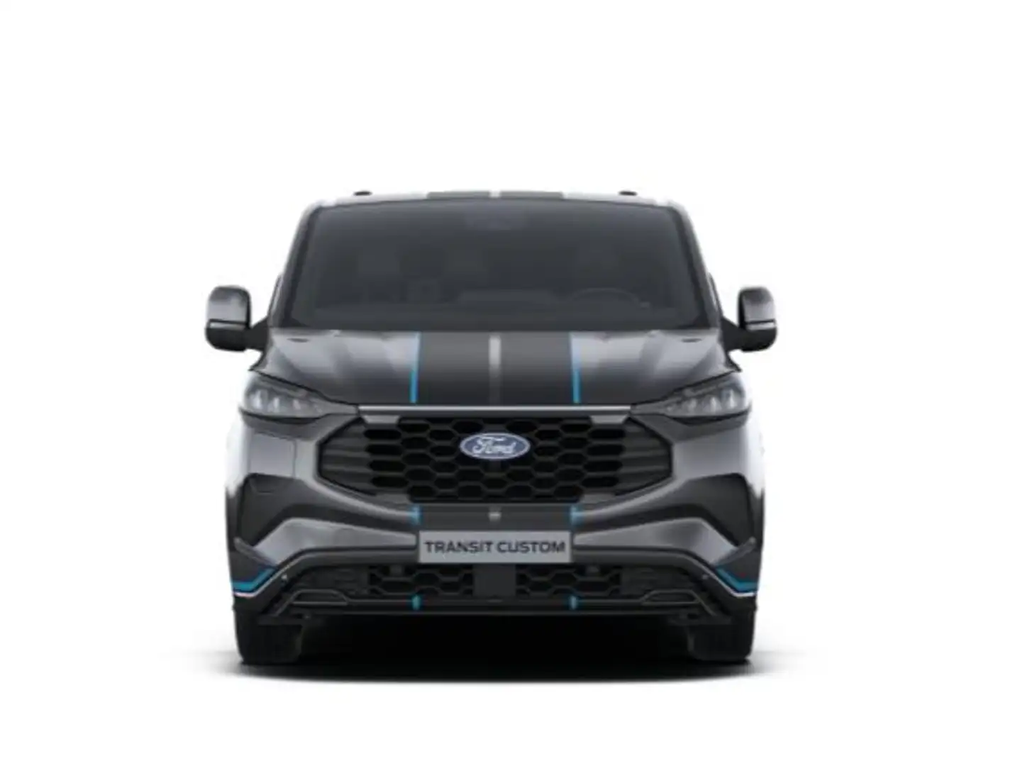 Ford Transit Custom 320 2.5 PHEV L2H1 Sport DC 233pk | | Dubbele Cabin Grijs - 2