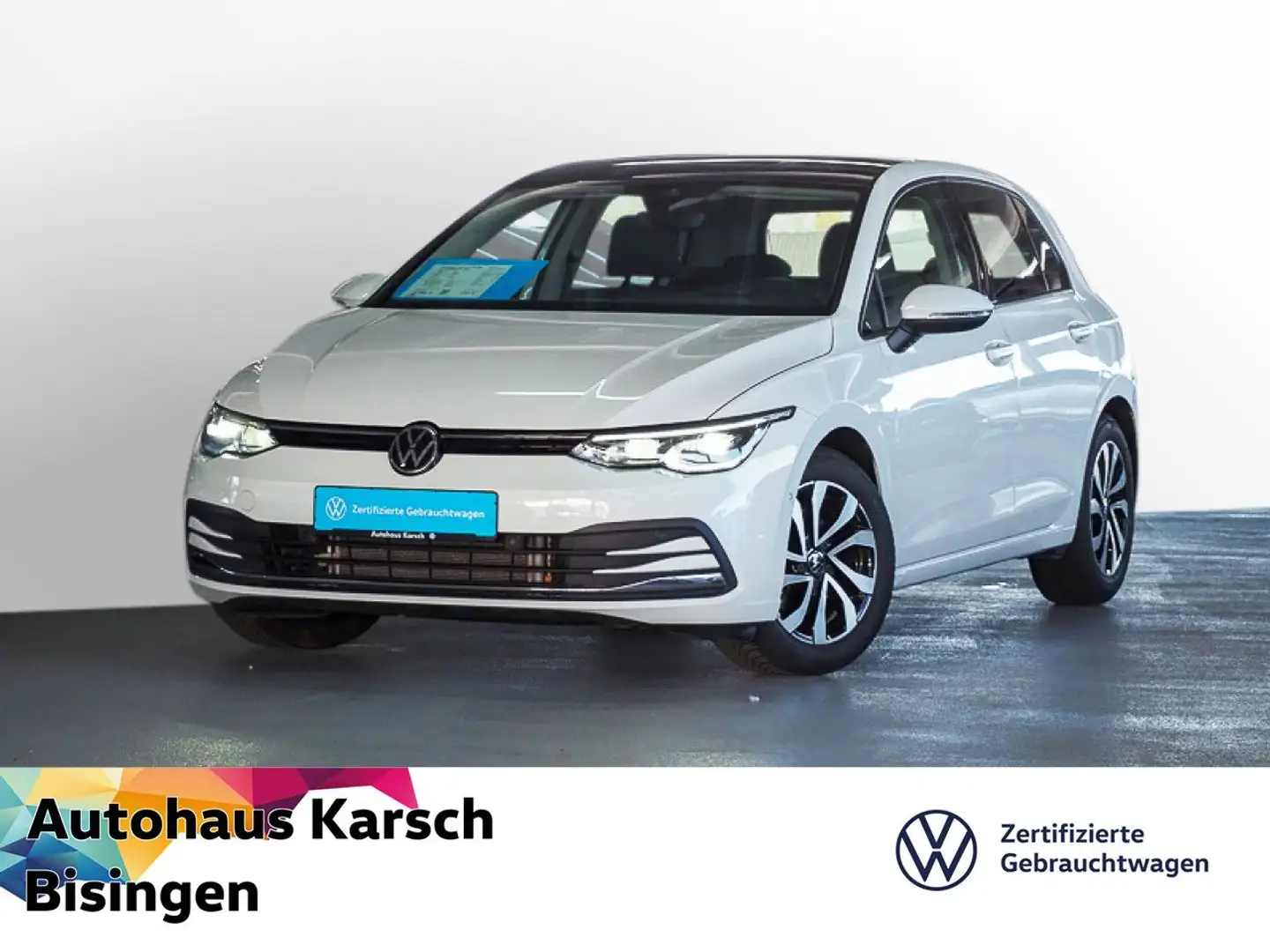 Volkswagen Golf VIII 2.0 TDI DSG Active PANOR.SD, AHK, Navi Weiß - 1