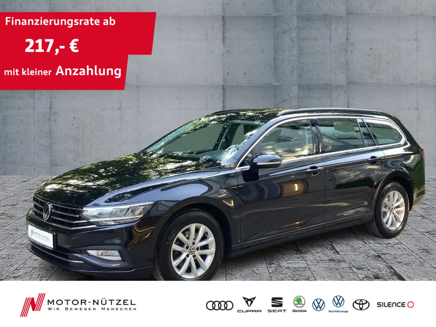 Volkswagen Passat Variant 2.0 TDI DSG BUSINESS LED+NAVI+ACC Zwart - 1