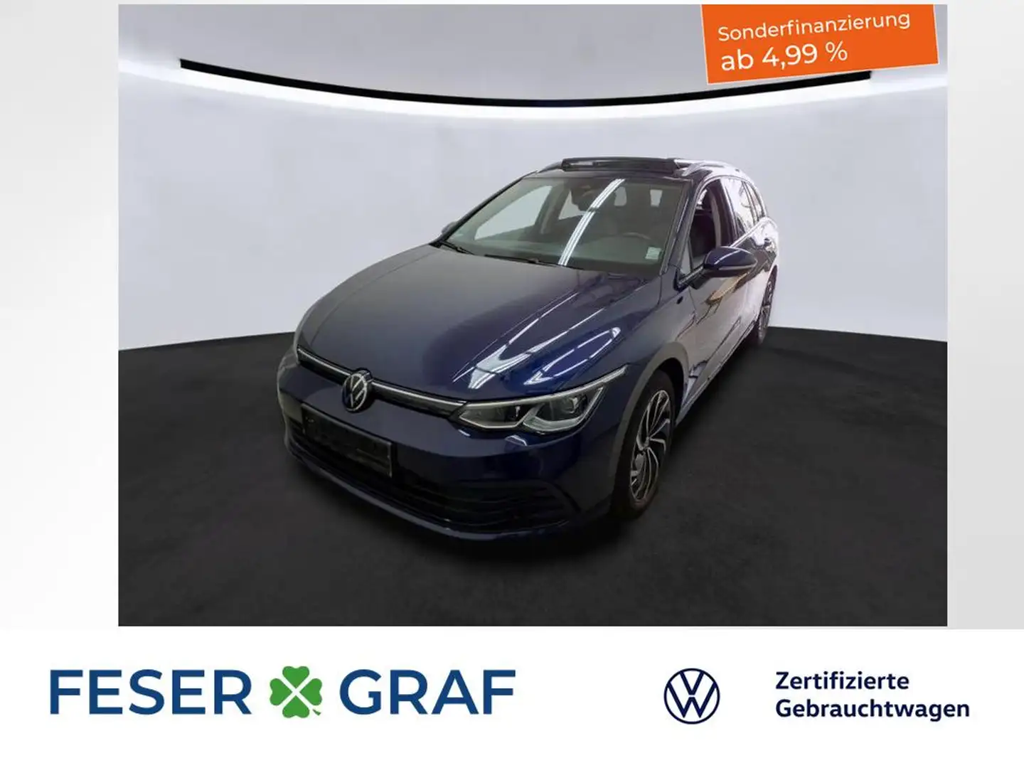 Volkswagen Golf VIII Variant Life 1.5 TSI 6-Gang KAMERA NAVI Blau - 1